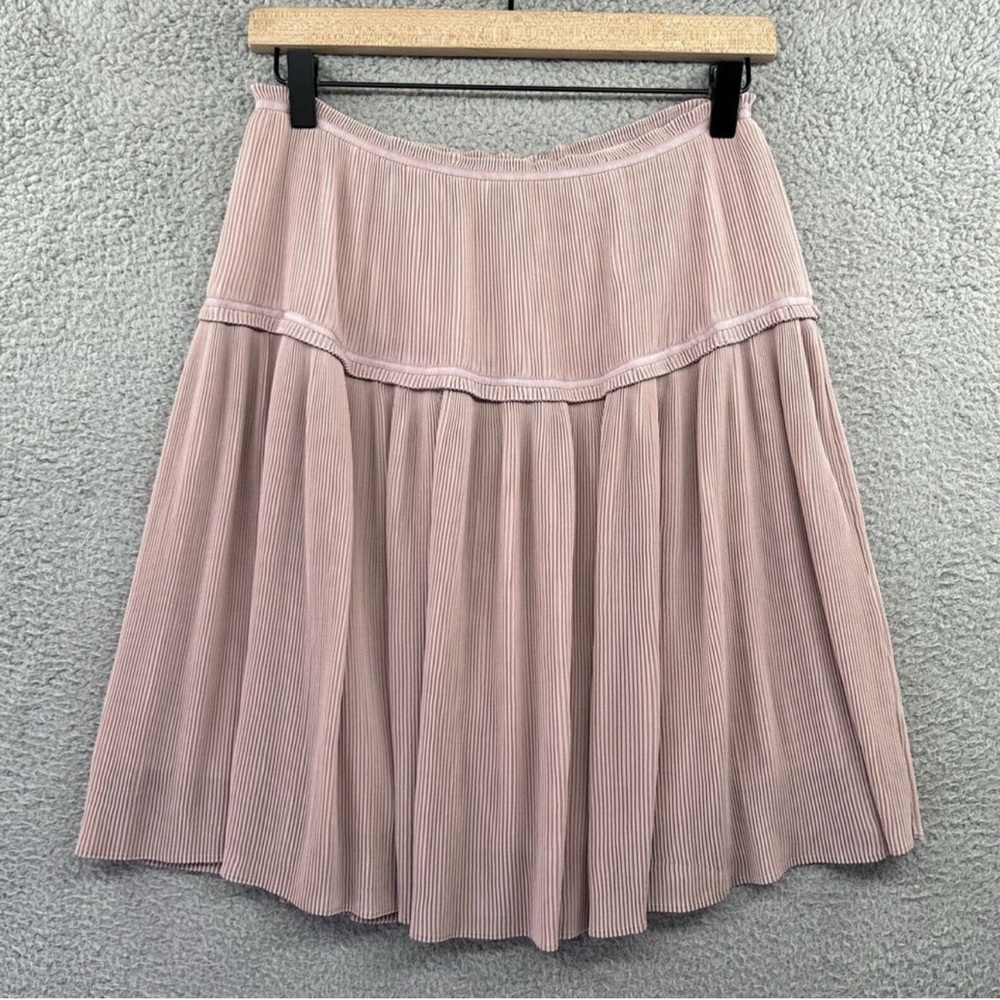 Reiss Blush Pleated Mini Skirt